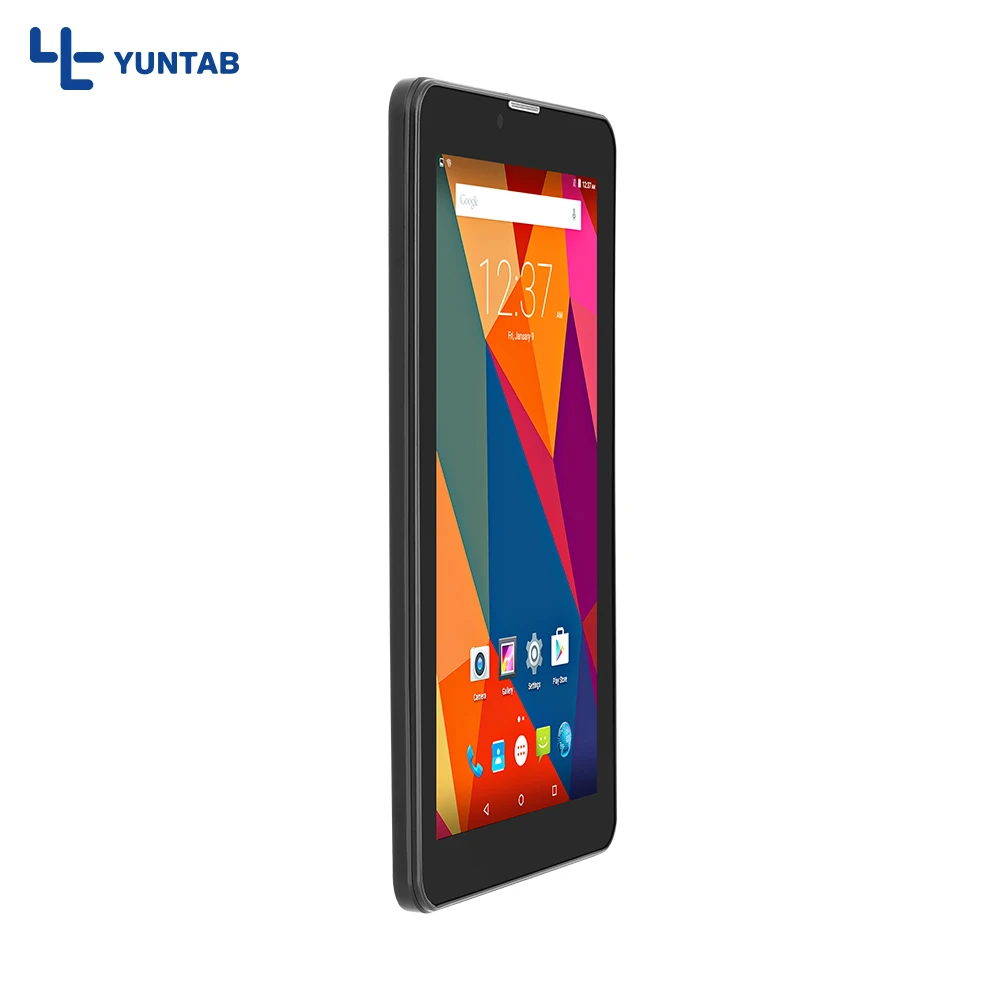 

Yuntab New 7" E706 Android Quad Core 1GB+8GB Capacitive screen 1024*600 Dual Camera 3g cellphone Phone Tablet pc black