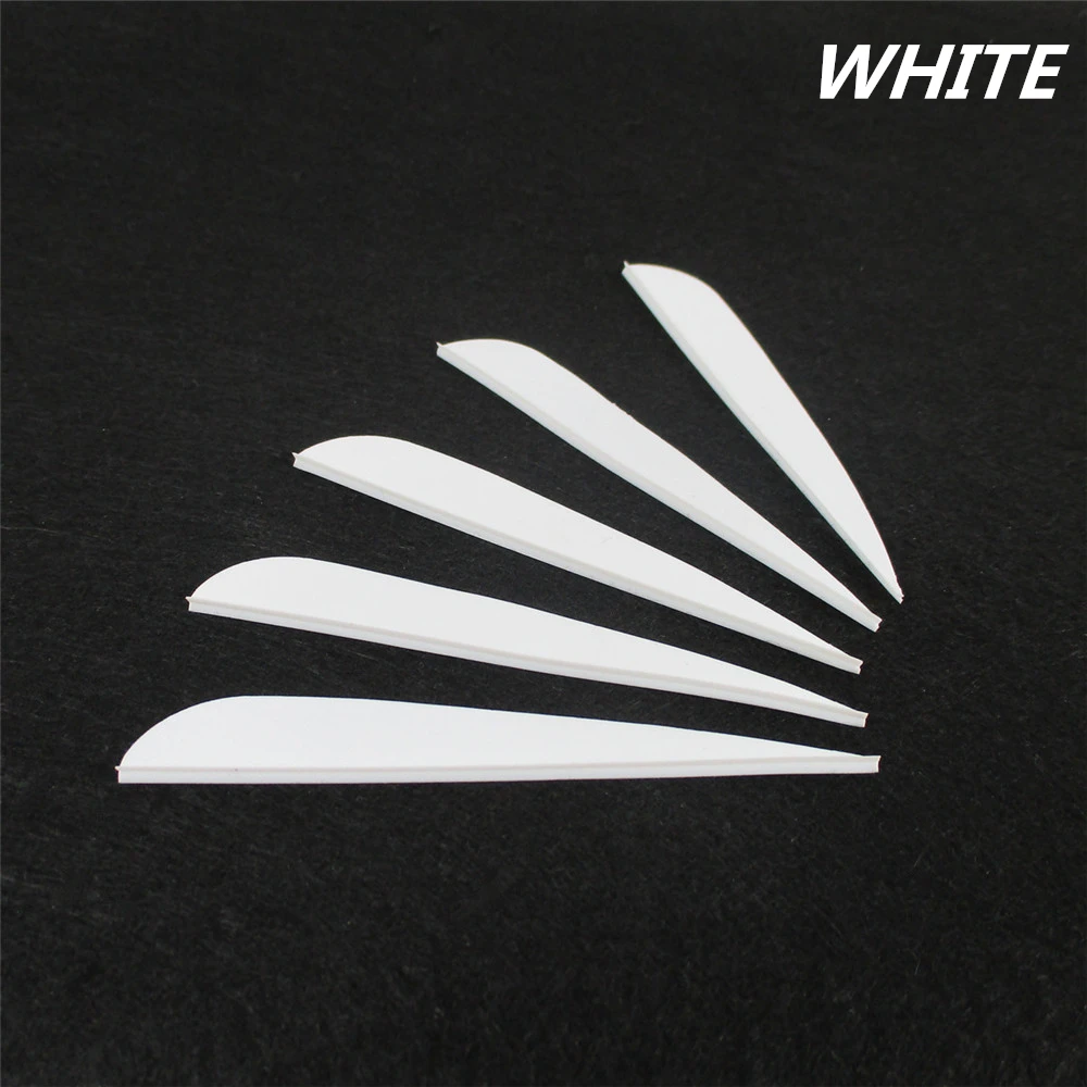 4 Inch Arrows Vanes White