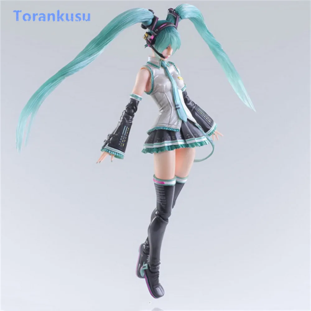 Hatsune Miku Action Figure Play Arts Kai PVC Collectible Toy Figma Doll Figuras Anime Miku Model Hot Toys For Children Gift PG