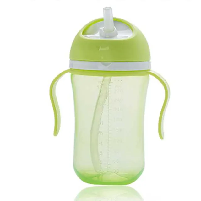 300ml Baby Water Bottle Kid Bottles With Straw Child Drinking Bottle