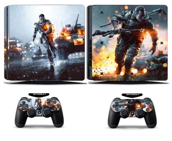 

259 PS4 Slim Skin PS4 Slim Sticker Vinly Skin Sticker for Sony PS4 Slim PlayStation 4 Slim and 2 controller skins