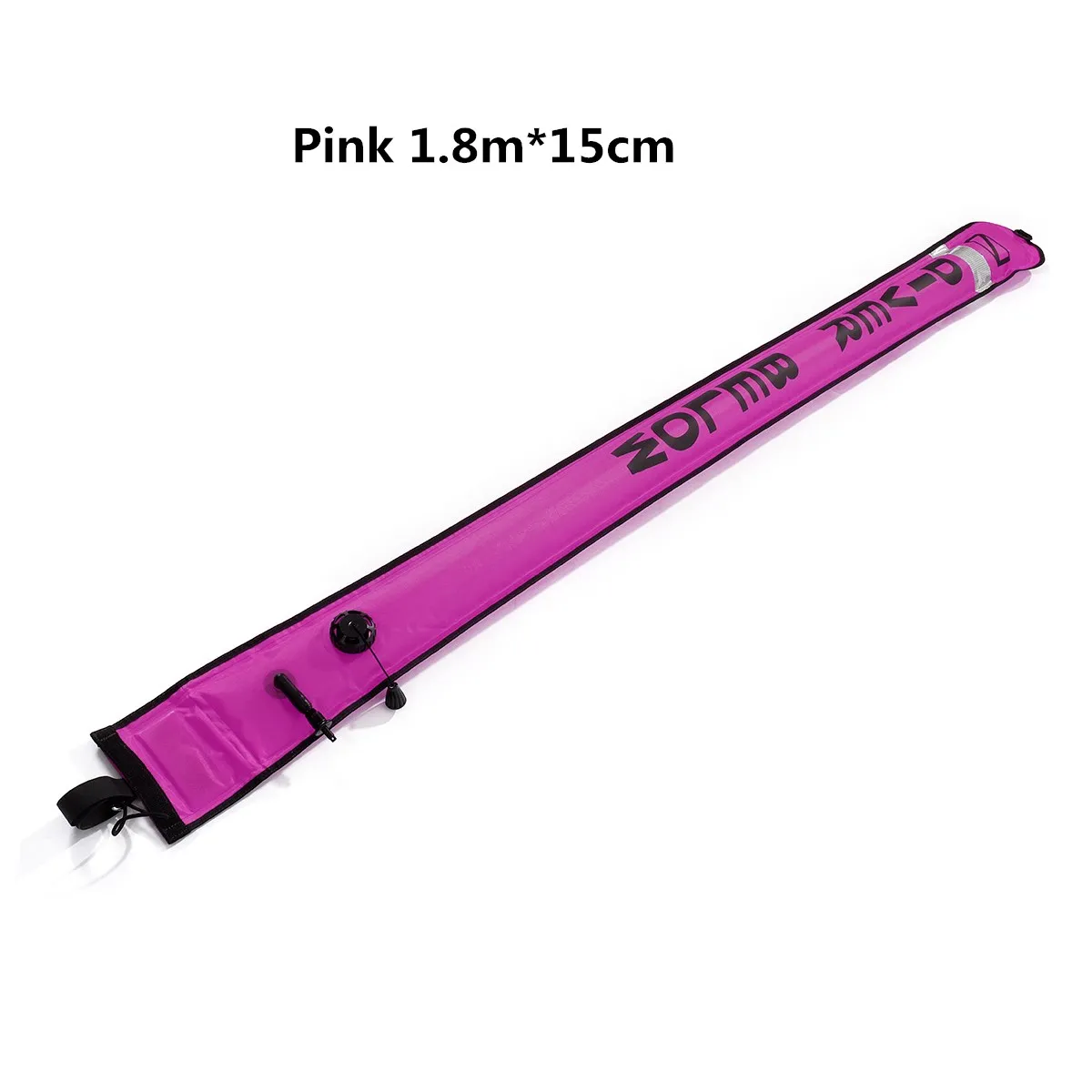 Дайвинг SMB 1 M/1,2 M/1,8 M красочные видимость безопасности надувные Дайвинг SMB поверхности маркер сигнала аксессуары для буев - Цвет: 1.8mx15cm pink