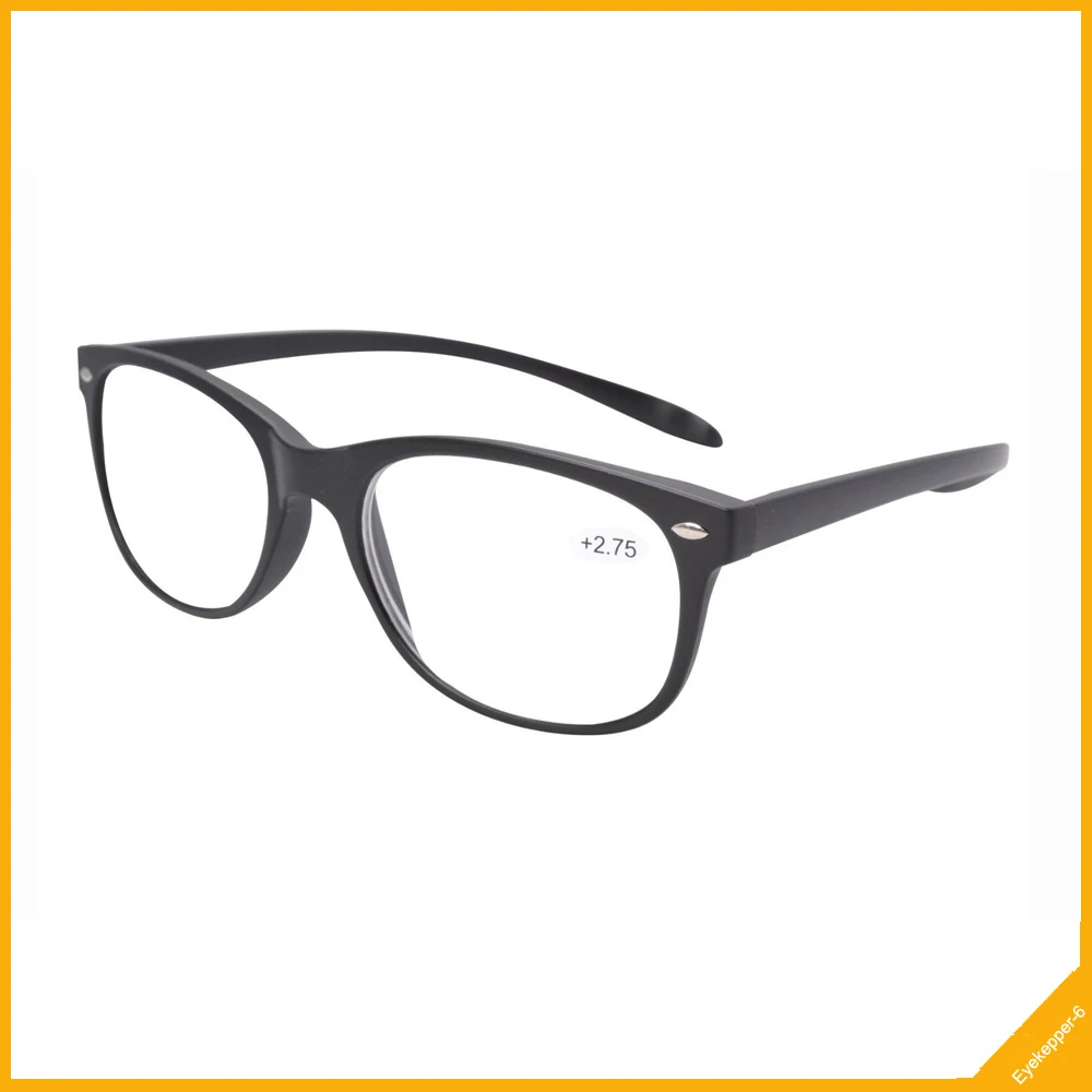 FR007 Quality Long Arms Around the Neck Retro Black Frame Reading