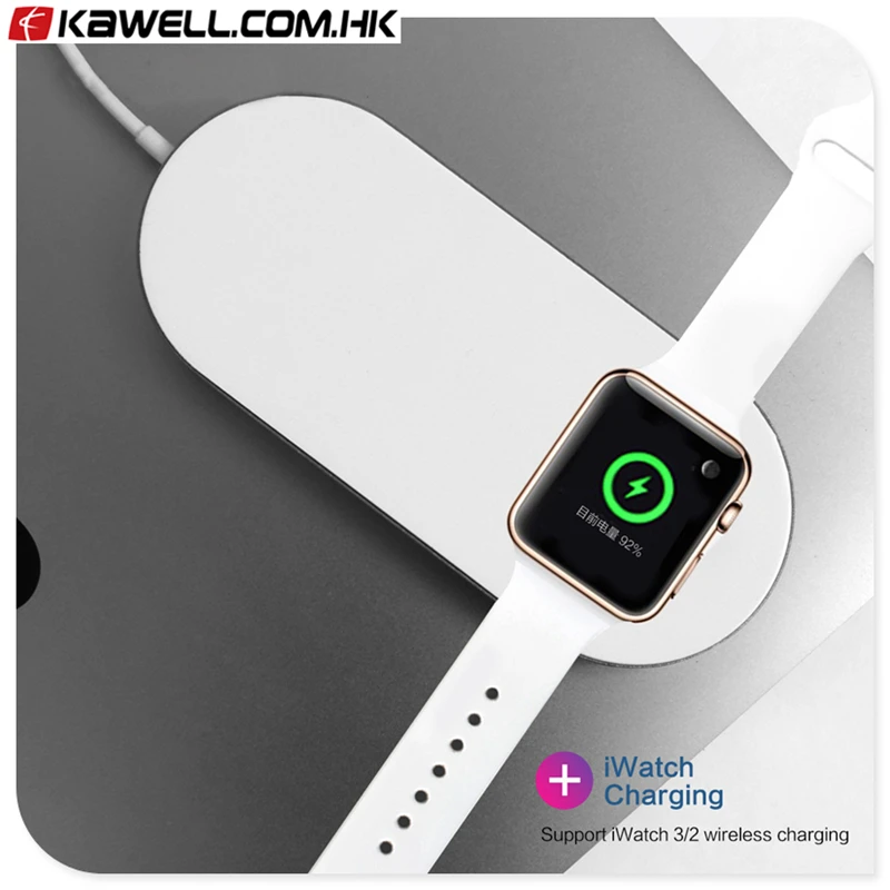 For Apple Watch Wireless Charger Pad For iPhone X 10 8 for i wat ch 3 2 Fast Charging Cable For Samsung Galaxy for smart phone