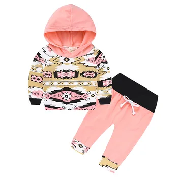 

KIDS TALES The new sweater printing 2017 children's suit autumn two sets of children's clothing tide