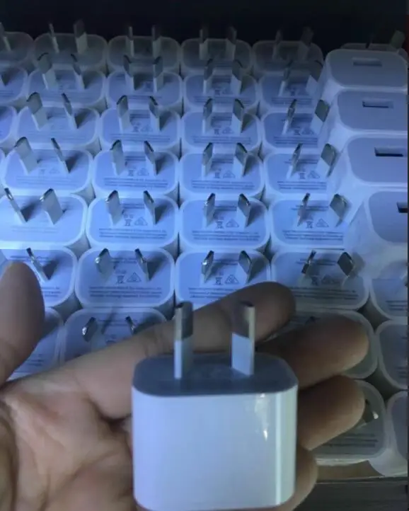 100Pcs for iPhone 8 Edition 5V 1.2A AU Plug US USB Wall Charger Power