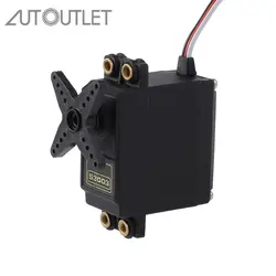 AUTOUTLET S3003 Стандартный сервопривода с аксессуарами для автомобилей RC Plane Лодка Авто Великобритании QV17 Quadcopter Black 4X2X3,8 см