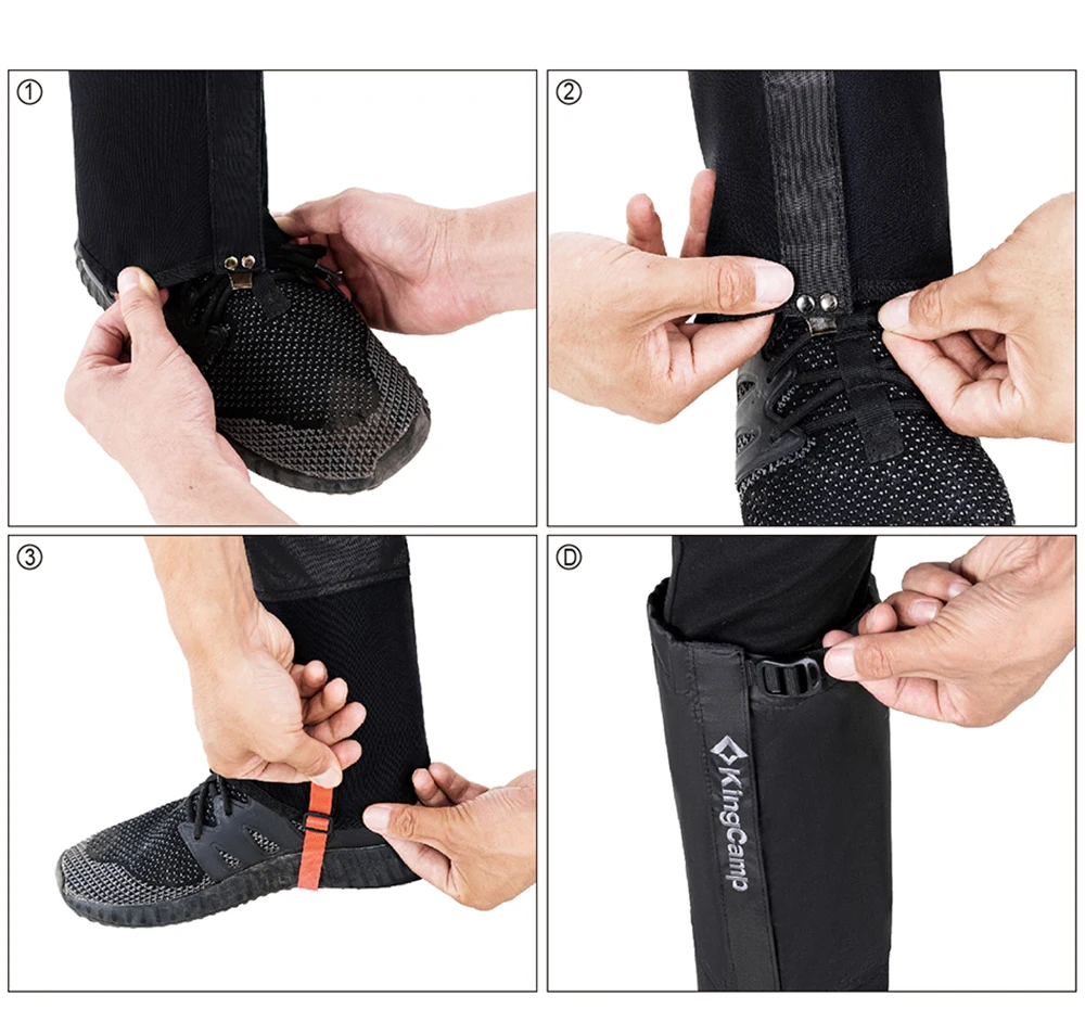 Waterproof High Gaiter Durable Camping Outdoor 9