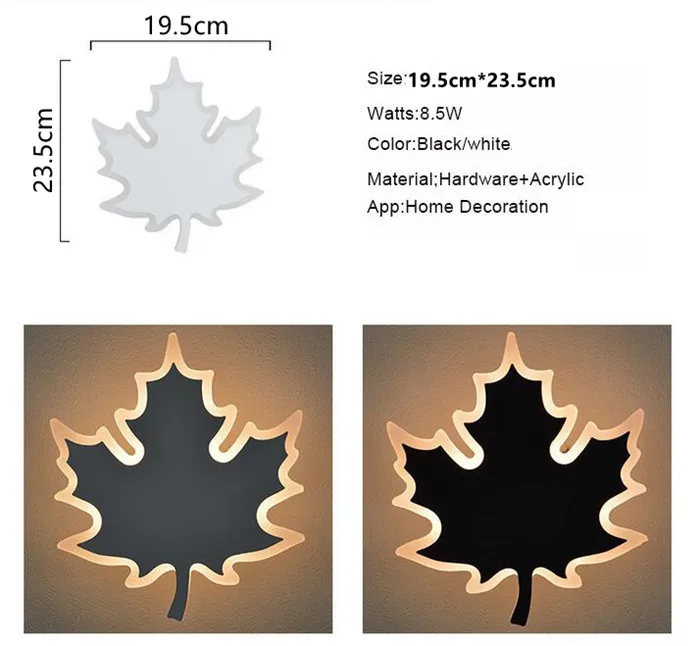Maple Leaf Wall Lamp 21