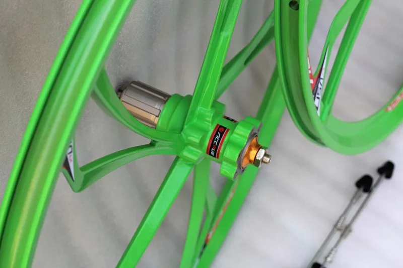 Новые колеса из магниевого сплава, 26 дюймовые кассетные диски для горного велосипеда, набор колес с подшипниками