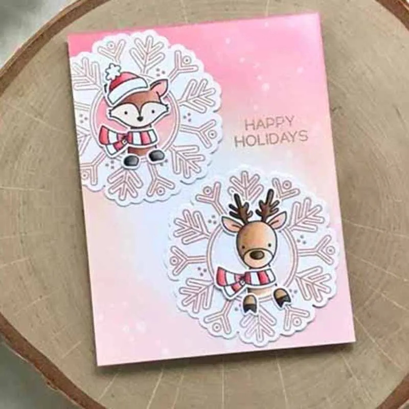 

2019 New Metal Cutting Dies and stamps snowflake Stencils for DIY Scrapbook Photo Album Paper Card Decorative Craft Embossing