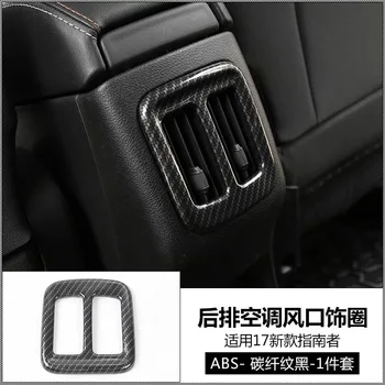 

For Jeep Compass 2017 2PCS ABS Chrome Car Rear Air Conditioner Vent Outlet Cover Trim Moldings Car Styling Accessories