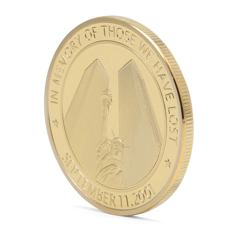 OOTDTY Coin 11 сентября 2001 в память о тех, которые мы потеряли памятные коллекционные монеты