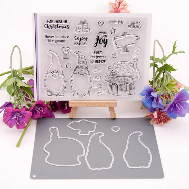  Metal Steel Cutting Embossing Dies Kit for DIY Invitation Scrapbook Album Craft - N120 Adorable Dwa - 32974275202