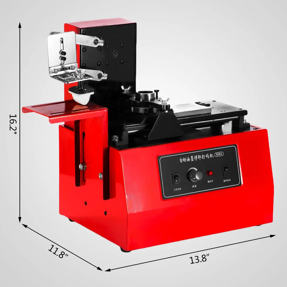 Электрический тампонный принтер печатная машина футболка YM-600B окружающей среды защитный масляные чернила принтер даты