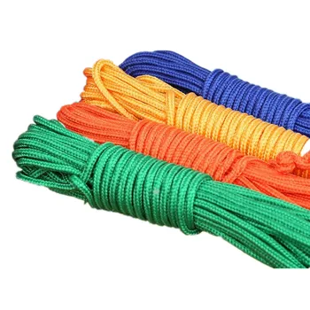

Nylon Rope Dia. 2-10mm Outdoor Binding Home Drying Water Proof Durable Rope Knitting Material for Fishing Magnet 10-50 Meters