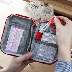 Маленькая аптечка легко носить с собой дома на открытом воздухе первой помощи аварийный медицинский набор для выживания сумка оберточная