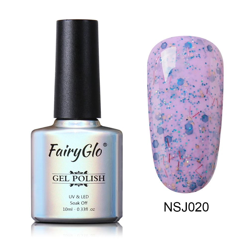 FairyGlo 10 мл сырный песок Гель-лак для ногтей замочить от длительного действия Гель-лак для маникюра УФ-гель для ногтей Полупостоянный лак - Цвет: NSJ020