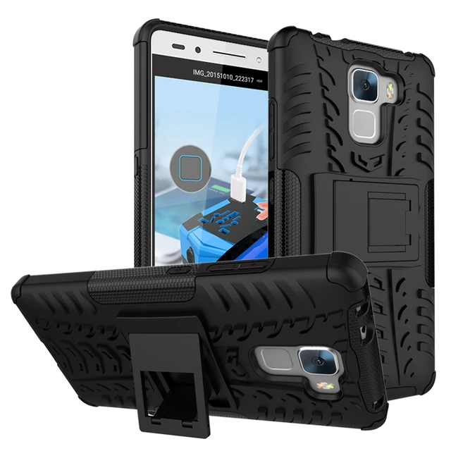 US $2.62 WolfRule For Case Huawei Honor 7 Cover Shockproof Silicone + Plastic Case For Huawei Honor 7 Case F