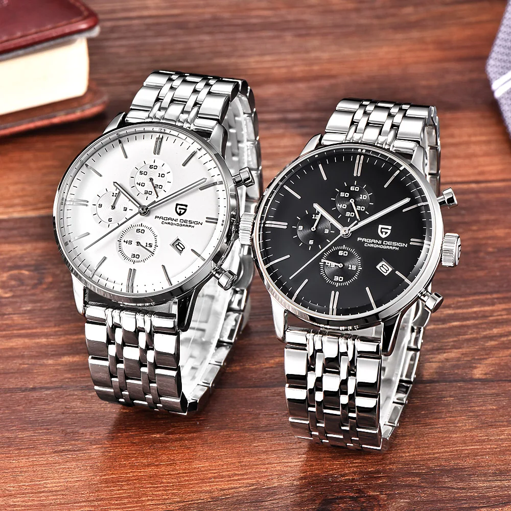 Мужские часы Топ бренд класса люкс бренд PAGANI Дизайн Водонепроницаемый 30 м натуральная кожа часы спортивные военные кварцевые часы мужские relojes