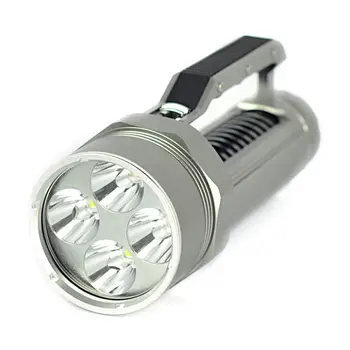 

Professional Diving Flashlight 4 Core L2 Strong Light Rechargeable Portable Diving Flashlight Waterproof 100 Meters