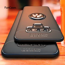 Роскошные Кронштейн кольцо чехол для samsung S7 S8 S9 S10 Plus Note 9 8 M20 M10 A70 50 40 10 A6 A7 A8 A9 мягкий силиконовый держатель чехол s