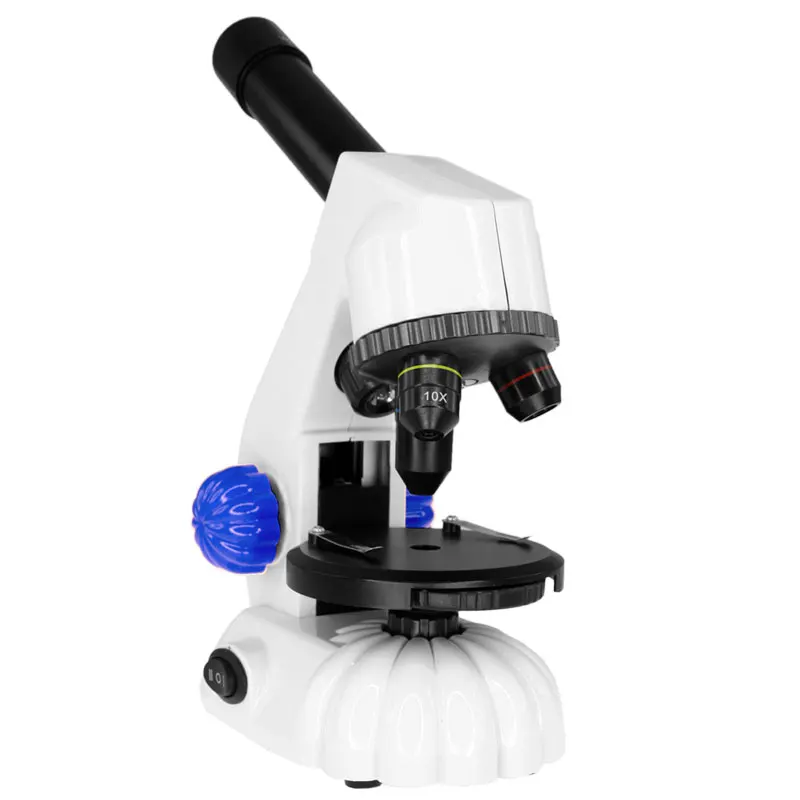 

Mini Biological and solid Microscope with 2 LED lights 35 pieces and slides