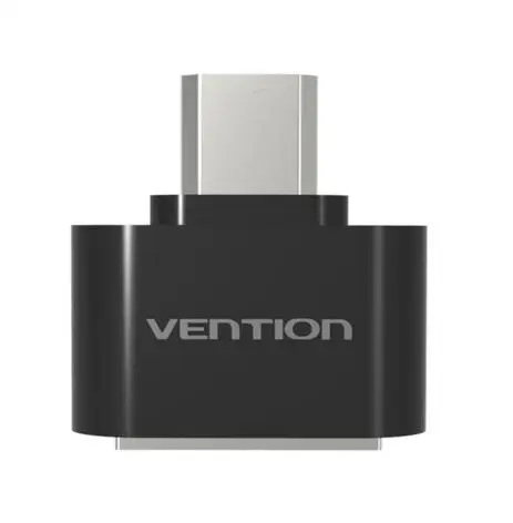 VENTION Fun mini Micro USB OTG Hug конвертер камера планшет MP3 OTG кабель адаптер для samsung Galaxy S3 S4 sony LG Microusb OTG - Цвет: black