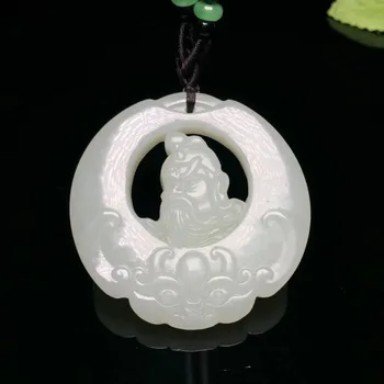 

Exquisite Hetian Yu Guan Gong Pendant h26#