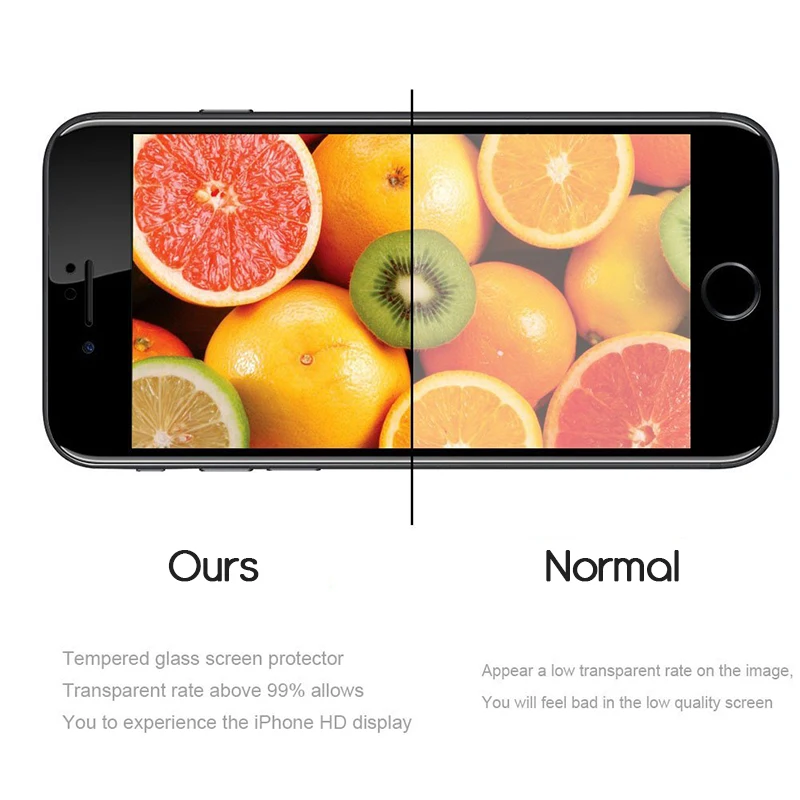 9D полное покрытие из закаленного стекла для iphone 7 8 Plus, защитная пленка премиум-класса для iphone X XR XS MAX, чехол для 6s