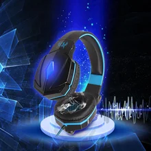 KOTION CHAQUE G4000 D’origine Filaire Stéréo Gaming Headset Avec Micro Cool En Cuir Rembourré Sweatproof Éblouissement LED Casque Pour PC Jeux