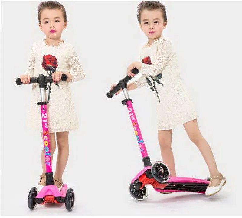 A02 3-12 лет новое поступление 21-й скутер флэш-колесо детские уличные игрушки детский трехколесный велосипед четыре колеса детский велосипед кататься на игрушке