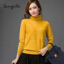 Новые весенние модные повседневные трикотажные длинные рукава с аппликацией обычные однотонные женские футболки с круглым вырезом Большие размеры, S-3XL