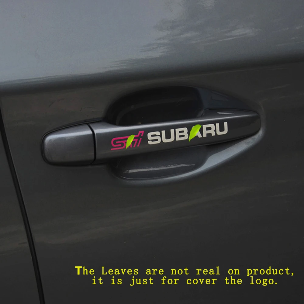 Автомобильный Стайлинг на дверную ручку, декоративная пленка, автомобильная наклейка, аксессуары для Subaru Forester Legacy Outback XV Tribeca BRZ