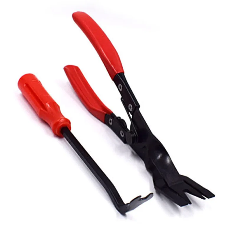 DWZ 2pcs/SET Car Door Upholstery Trim Clip Removal Plier Tool Combo Dash Panel Moulding