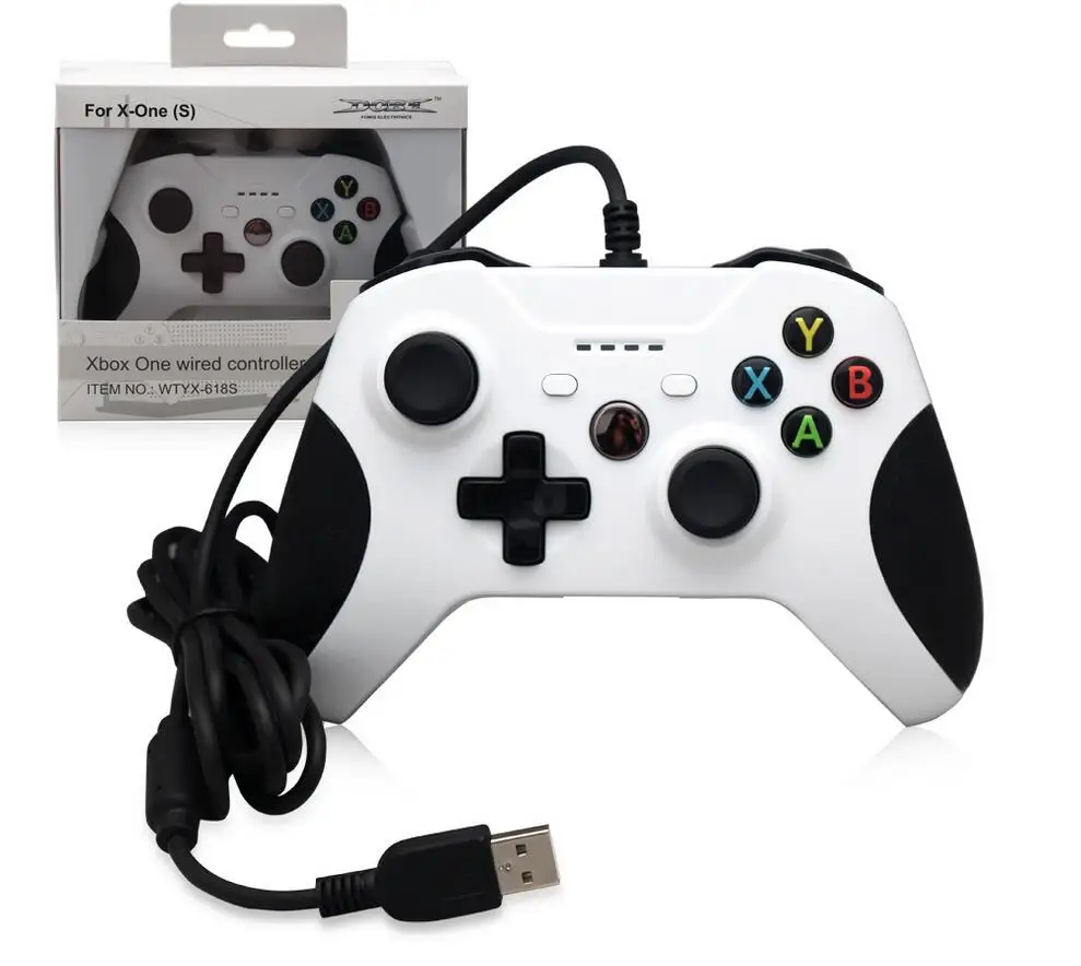 New USB Wired Controller For Xbox One S Video Game JoyStick Mando For