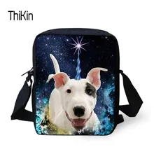 THIKIN модная женская сумка через плечо с принтом животных бульдога сумка через плечо сумка-мессенджер для телефона сумка для монет маленькая Bolsas Feminina Sac