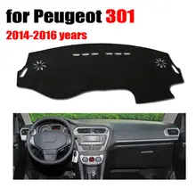 Приборной панели автомобиля охватывает мат для Peugeot 301- лет левым dashmat Pad Даш крышка авто приборной панели аксессуары