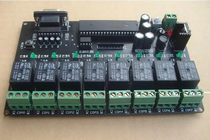 

Free Shipping! 1pc storage RS232 12V PC computer control Eight - channel Relay Control Board communication integrated circuit