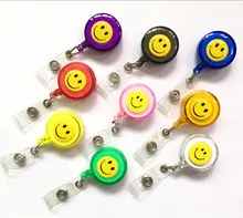 Free Shipping 1pcs Retractable Reel With Anti-Lost Clip Buckle Security Nurse ID Name Card Badge Holder Reels