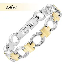 Vivari Мода Магнитный Браслеты для Для женщин био оздоровительный 2 тон браслет из цинкового сплава Для мужчин ювелирные браслеты на запястья Supreme