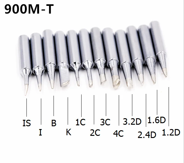 SZBFT паяльник 900M-T серии для Hakko 936 паяльная станция - Цвет: 12pcs