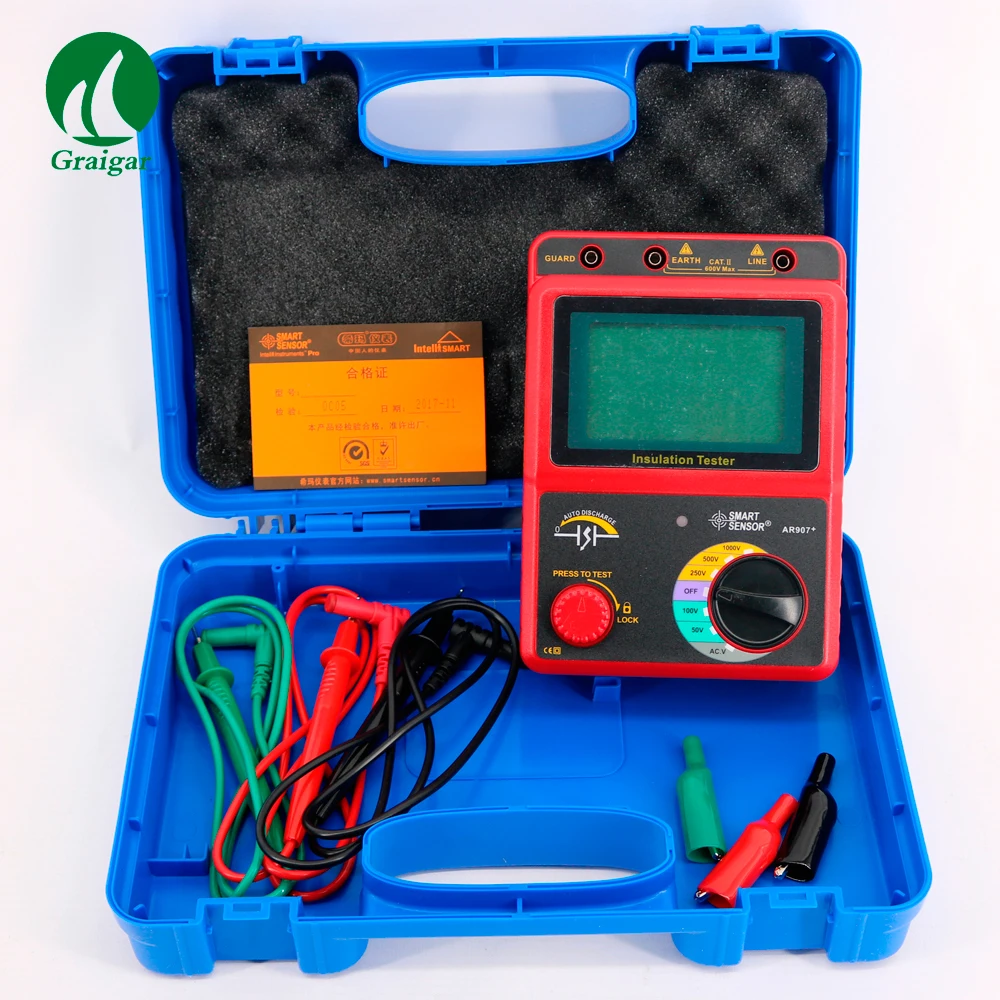

AR907A+ Smart Sensor Insulation Resistance Tester meter
