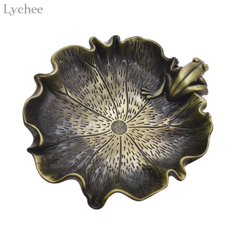 

Lychee Zinc Alloy Tea Trays Coffee Saucer Heat Resistant Pad Cup Mat Holder Teaware Gift Home Family Supplies