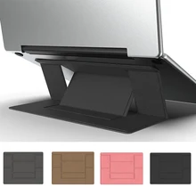 Universal Laptop Stand Holder Portable Ultra-Thin Invisible Laptop Stand Support Detachable Adjustable Laptop for Macbook Pro
