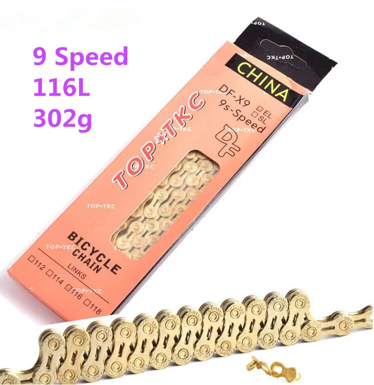 Top MEROCA Mountain Bike Bicycle Chain 9/10/11 Speed hollow ultra-light Variable 116L chain 3