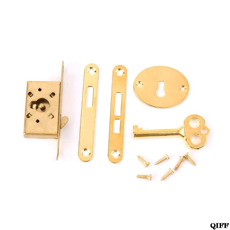 Antique Drawer Lock With Key Small Box Cabinet Door Locks Furniture Fittings