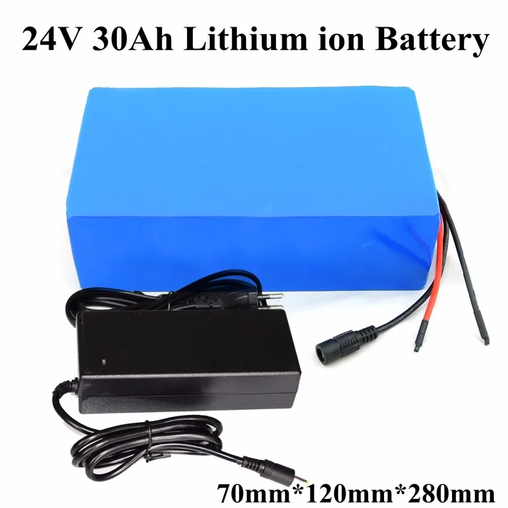 GTK 24v 30Ah lithium ion battery pack rechargeable li ion 24v for 750w electric bicycle tricycle