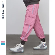 Мужские штаны-шаровары в стиле хип-хоп CargoWindbreaker, спортивные штаны, мужские Модные длинные штаны 8879W