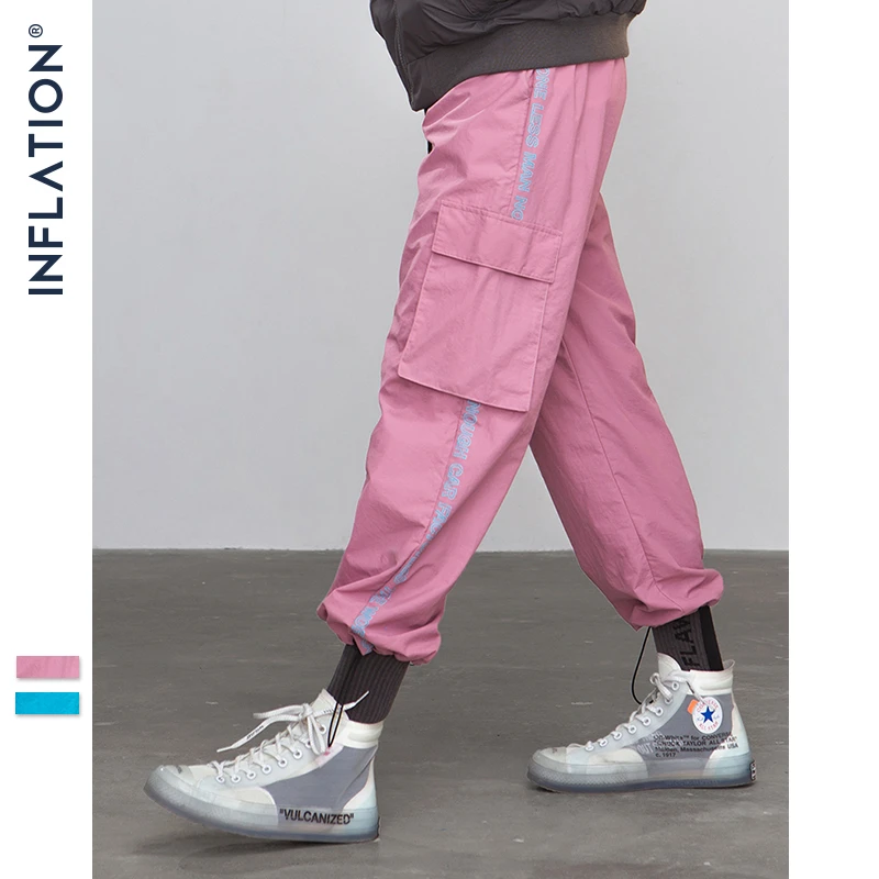 Pantalones bombachos inflados para hombre Hip Hop CargoWindbreaker, pantalones de chándal, pantalones de Joggers para hombre, Pantalones largos de moda 8879W|Pantalones - AliExpress